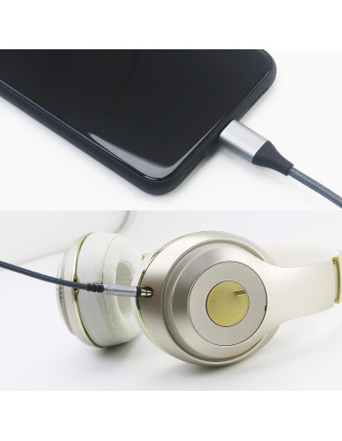 Cable de Audio USB-C a 3.5mm NewFantasia para Beats y Android
