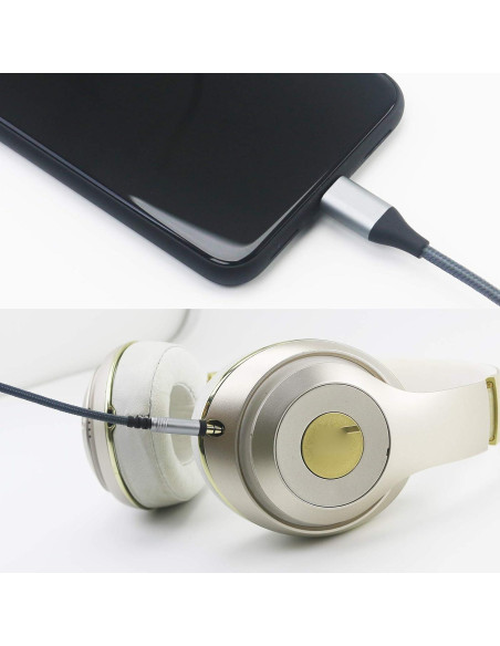 Cable de Audio USB-C a 3.5mm NewFantasia para Beats y Android