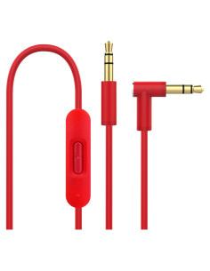 Cable de audio 3.5mm Lusgawer para auriculares Beats Solo 3 Rojo