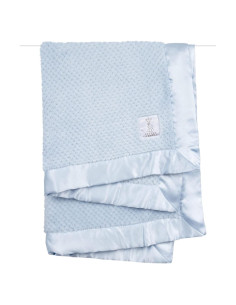 Manta de Bebé Little Giraffe Honeycomb 91x77 cm Azul