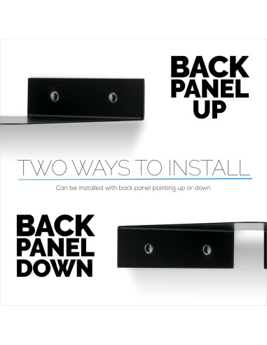 Estante de esquina de metal Brainwavz 20.32 cm negro