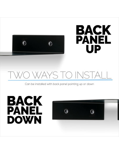 Estante de esquina de metal Brainwavz 20.32 cm negro