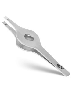 Pinzas de Punta Inclinada BRV MEN - Acero Inoxidable Profesional