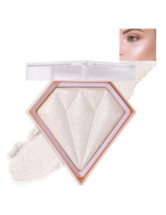 Paleta de Maquillaje Iluminador IONSGAKO 8.2cm Blanco Perla