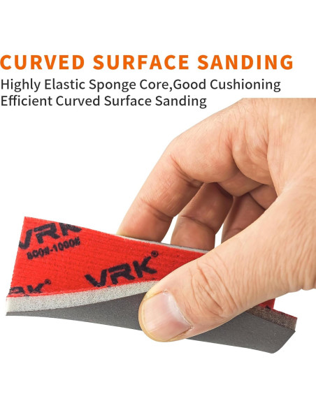 28 Esponjas de Lijado VRKET 180-3000 Grit para Madera y Metal