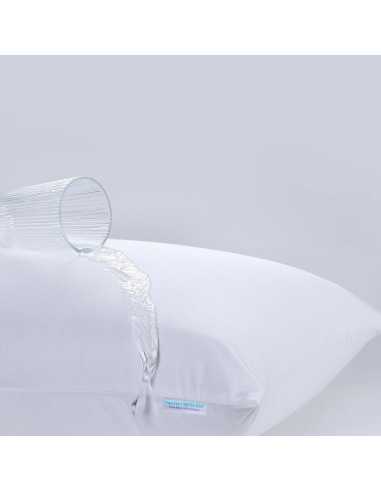 Fundas de Almohada Tencel ProtectMySleep - Paquete de 2, Hipoalergénicas