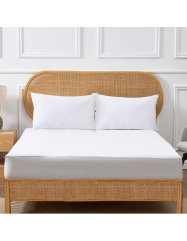 Fundas de Almohada Tencel ProtectMySleep - Paquete de 2, Hipoalergénicas