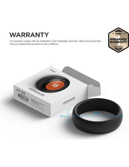 Agarre Controlador Elago para Termostato Nest 2da/3ra Gen - Negro Agarre Controlador Elago para Termostato Nest 2da/3ra Gen - Negro