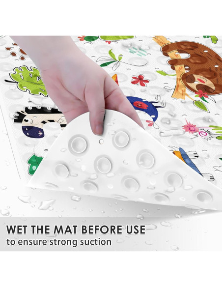 Alfombra Antideslizante Culudea para Baño 101.6x40.6 cm