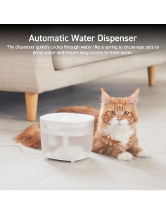 Fuente de Agua Silenciosa para Mascotas ELECOM 2L Negra 2