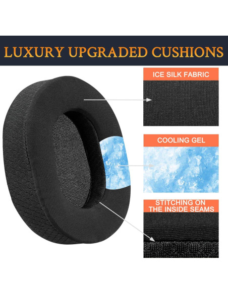 Almohadillas de Enfriamiento de Gel SOULWIT para SteelSeries Arctis