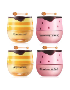 Bálsamo Labial Hidratante Qifylmaf - 4 Paquetes Fruta