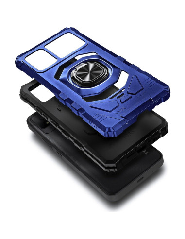 Funda Protectora Grado Militar WDHD para TCL K11 T432W Azul