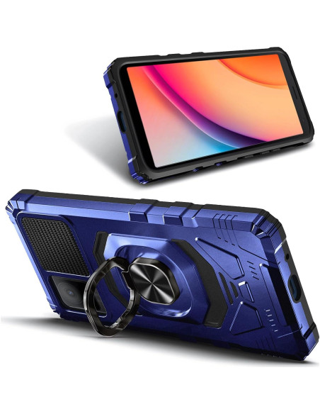 Funda Protectora Grado Militar WDHD para TCL K11 T432W Azul Funda Protectora Grado Militar WDHD para TCL K11 T432W Azul