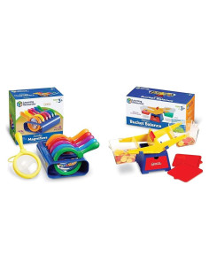 Lupas Jumbo Learning Resources 6 Piezas + Balanza Infantil