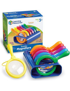 Lupas Jumbo Learning Resources 6 Piezas + Balanza Infantil 2