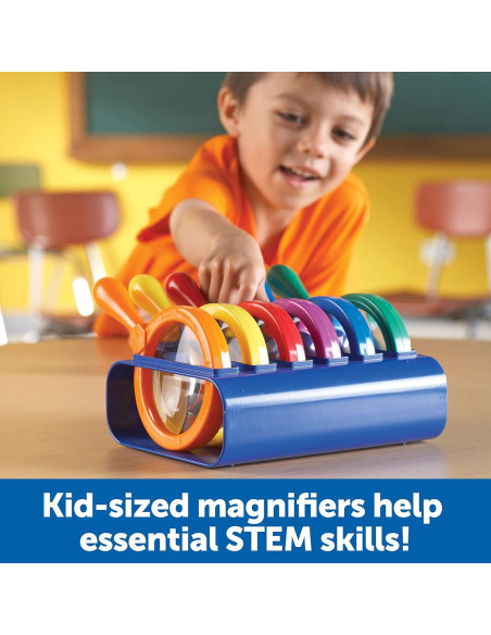 Lupas Jumbo Learning Resources 6 Piezas + Balanza Infantil