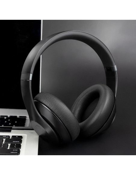 Almohadillas de Repuesto SOULWIT para Auriculares Beats Studio Pro - Negro