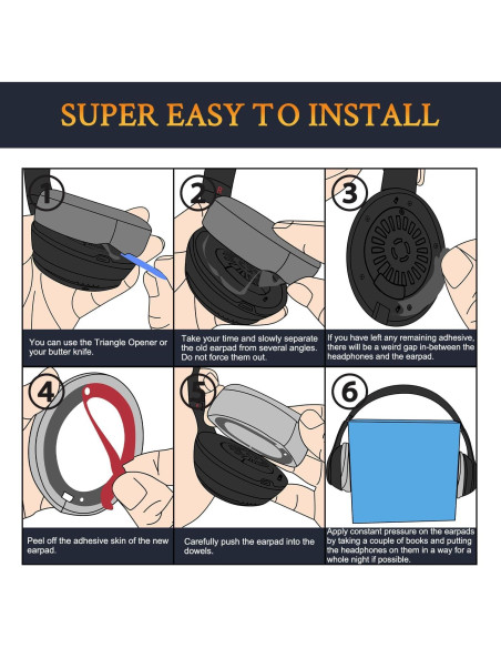 Almohadillas de Repuesto SOULWIT para Auriculares Beats Studio Pro - Negro