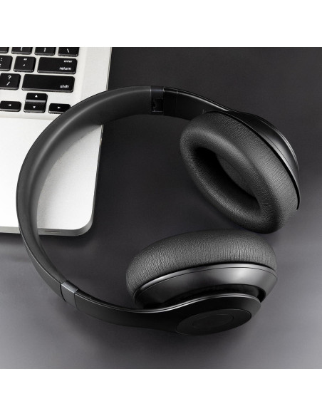 Almohadillas de Repuesto SOULWIT para Auriculares Beats Studio Pro - Negro