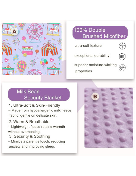 Esteras para Siesta Viviland con Almohada y Manta Minky 135x53cm