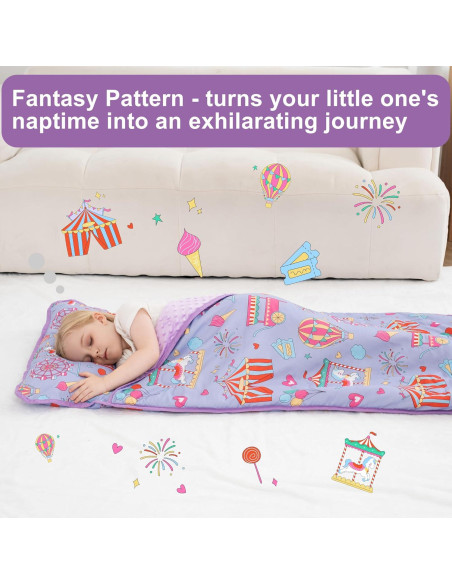 Esteras para Siesta Viviland con Almohada y Manta Minky 135x53cm