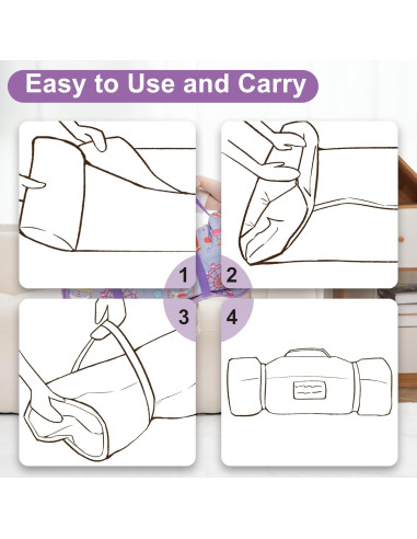 Esteras para Siesta Viviland con Almohada y Manta Minky 135x53cm