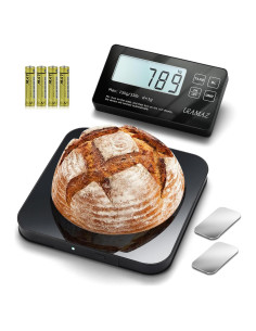 Báscula de Cocina URAMAZ 15kg Acero Inoxidable Pantalla LCD