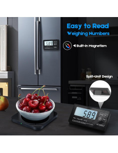 Báscula de Cocina URAMAZ 15kg Acero Inoxidable Pantalla LCD 2