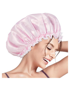 Gorro de Ducha Reutilizable Aquior Doble Capa Rosa 30g