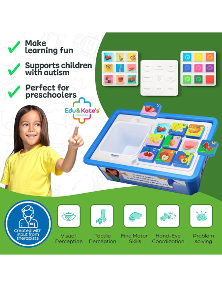 Juguetes de Aprendizaje Edu&Kate Etapa 1 - 27 Piezas Montessori