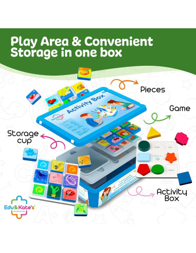 Juguetes de Aprendizaje Edu&Kate Etapa 1 - 27 Piezas Montessori