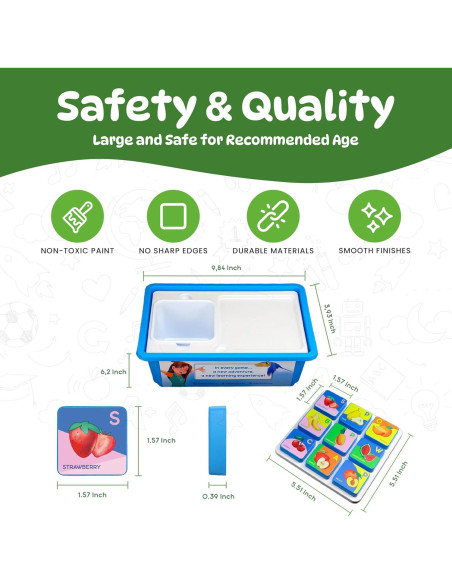 Juguetes de Aprendizaje Edu&Kate Etapa 1 - 27 Piezas Montessori