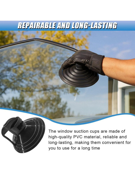 24 Ventosas de Parabrisas UHANBUT para Visera Solar - PVC