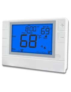 Termostato Programable Coiiwsei RTH715 Digital 24V Azul