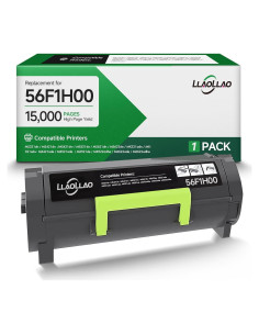 Cartucho de Tóner Negro LLAOLLAO 56F1H00 para Lexmark