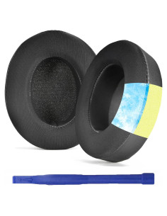 Almohadillas de Gel Refrigerante Adhiper para Auriculares Beats Studio Pro - Negro