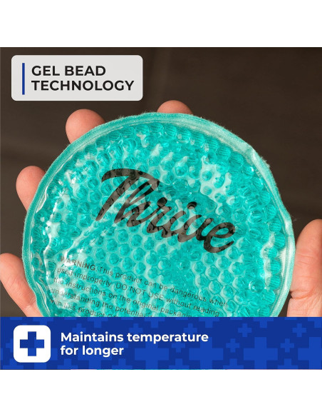 Juego de Paquetes de Hielo Gel Thrive - 6 Unidades Redondas Azules