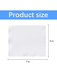 Paquete de 80 paños de limpieza de microfibra 15x17 cm 2