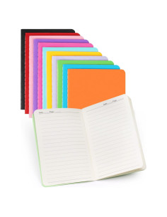 Cuadernos de Bolsillo Gwybkq Rayados 12 Piezas 9x14 cm