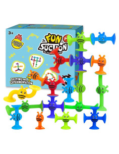 Juguetes de Ventosa Montessori ZMZS 40 Piezas para Bebés 3+