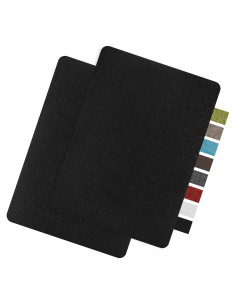 Parches de Tela de Lino Autoadhesivos CLINTT 20x28 cm Negro