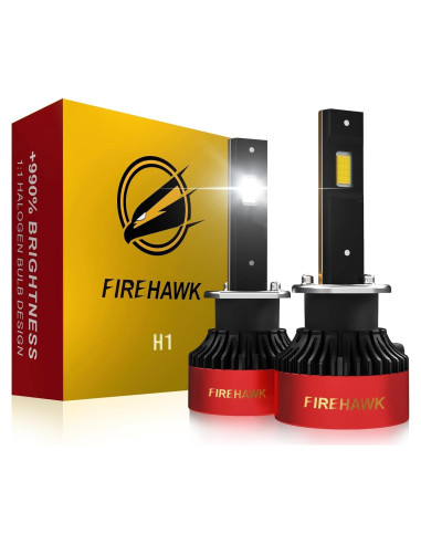 Bombillas H1 Firehawk 40000LM Luz de Niebla IP68 - Paquete de 2