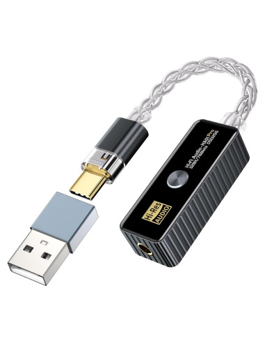 Amplificador de Auriculares Daakro HA01 Pro USB-C 32bit/768KHz