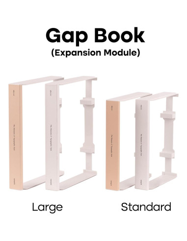 Kit de Extensión GapBook Grande Beige - Organizador Modular
