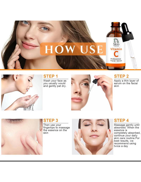 Suero Facial de Vitamina C Biotecnología 29.57 ml - Antienvejecimiento