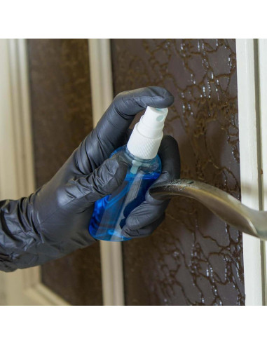 Guantes de Vinilo Desechables ForPro Negros Pequeños 100 Unidades