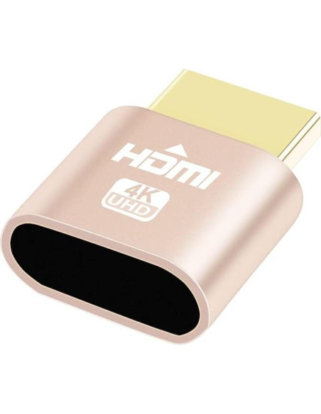 Adaptador HDMI Dummy 4K DTECH NXA200 para PC sin Monitor Adaptador HDMI Dummy 4K DTECH NXA200 para PC sin Monitor
