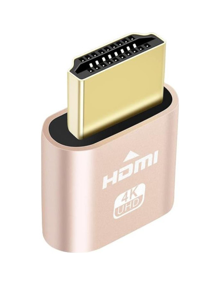 Adaptador HDMI Dummy 4K DTECH NXA200 para PC sin Monitor Adaptador HDMI Dummy 4K DTECH NXA200 para PC sin Monitor