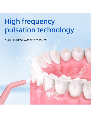 Irrigador Oral Inalámbrico ToFlow C101 300ml Rosa IPX7